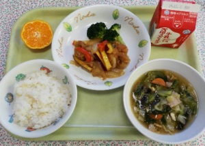 野田市給食の一例