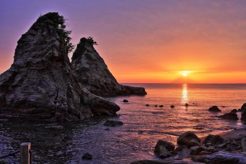 道の駅おおつの里花倶楽部賞法華崎の彼方にの画像
