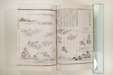 下野牧野馬執の図（『成田名所図会』三）の画像