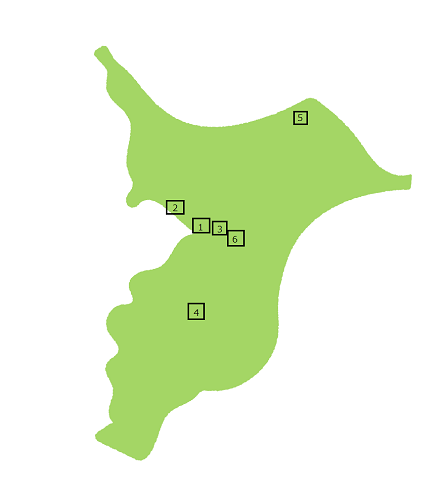 千葉県立病院群配置地図