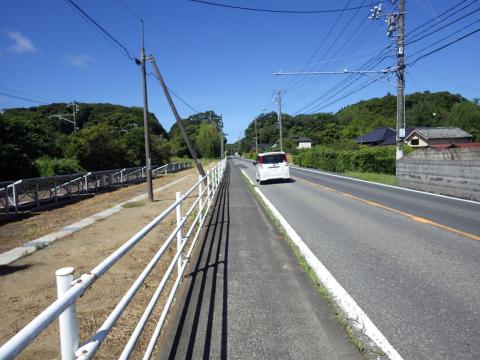 歩道の工事写真（平成30年撮影）