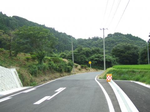 一般国道410号川谷工区改良済み箇所の現況写真(平成25年撮影その5)