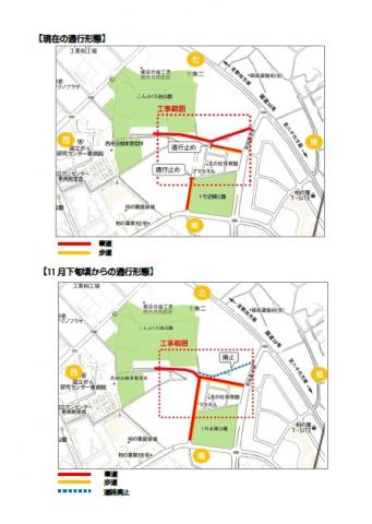 通行形態図 通行形態図