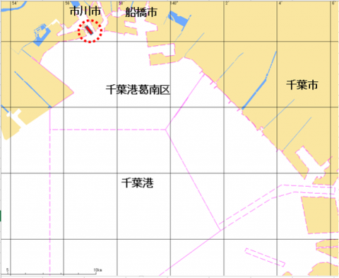 市川泊地案内図