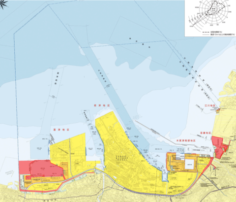 放置等禁止区域木更津港全体図