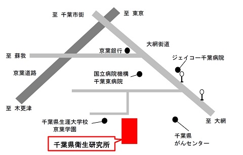 アクセスマップ-衛生研究所