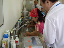 手洗い実験1