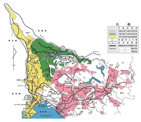 流域下水道計画図