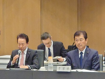 第278回関東甲信越1都9県議会議長会議に出席している伊藤議長と山本副議長の様子