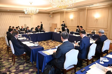 一都三県議会議長会議が本県で開催された会議風景