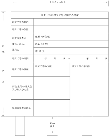 第3号様式 標識