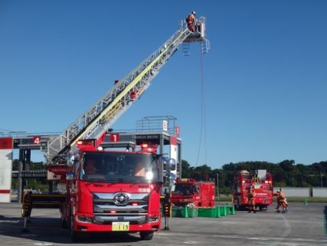 模範訓練の写真