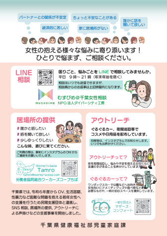 児童虐待・DV防止啓発パンフレットの表紙画像