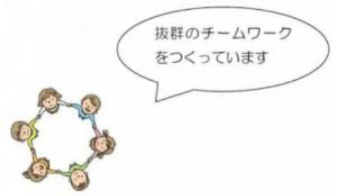 チームワークのイメージイラスト
