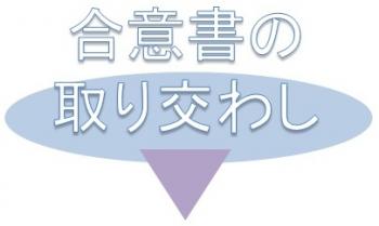 合意書の取り交わし