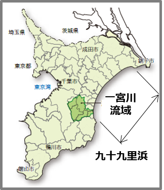 一宮川流域位置図の画像