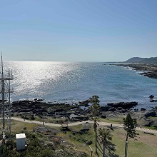 灯台から見る海の景色の写真