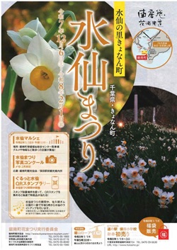 鋸南町 水仙まつりのイベントチラシ