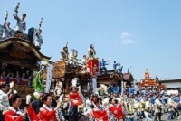 成田祇園祭の山車の画像