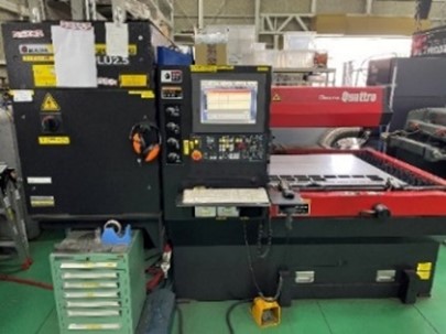 新たに導入した金属加工機の画像