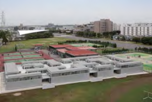 日本大学理工学部　船橋キャンパス新サークル棟外観