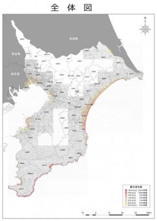 津波浸水想定全体図