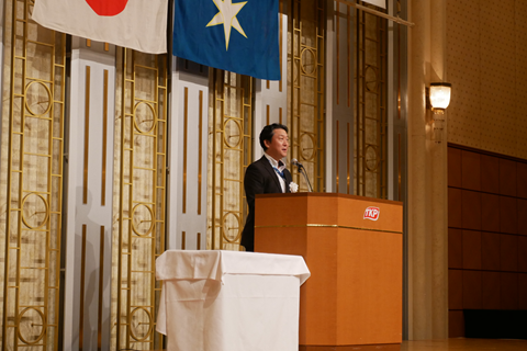 難工事表彰（部長あいさつ）