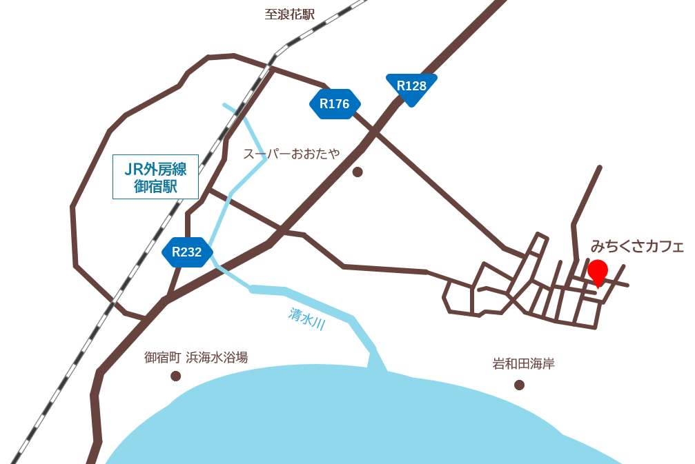 お店の地図の画像