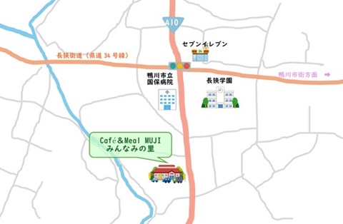 みんなみの里の地図