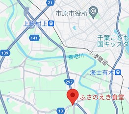 ふさのえき食堂地図