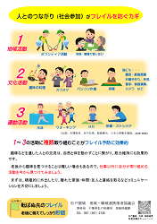 フレイル予防のリーフレット4ページ目の画像
