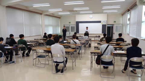令和７年度体験付きオープンキャンパス開校の様子
