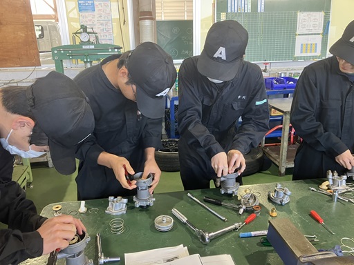 ブレーキバルブの組立