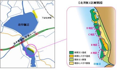 北須賀工区概要図