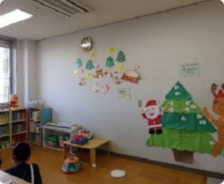 6階西病棟のキッズスペースの写真