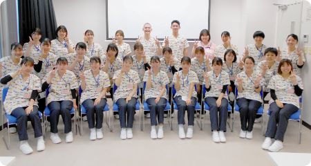 看護師の集合写真