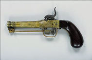 An old fashioned pistol