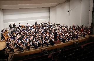 県立千葉女子高校オーケストラ部との交流コンサート