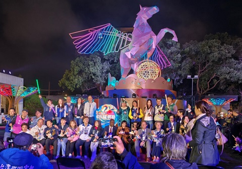 桃園ランタンフェスティバル開幕式の様子
