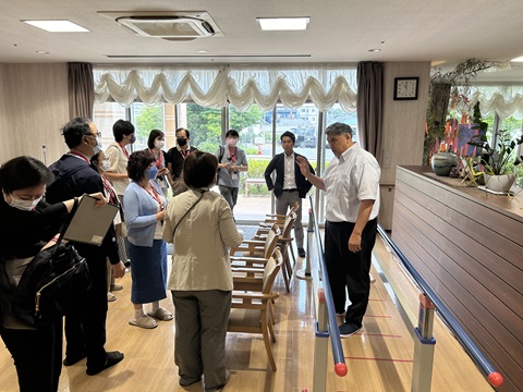 視察の様子