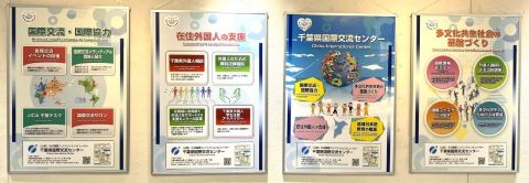 国際交流センターの展示１