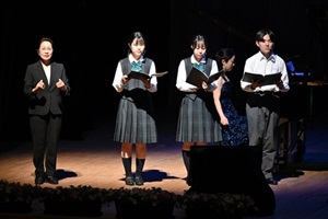 専修大学松戸高等学校放送部による語り