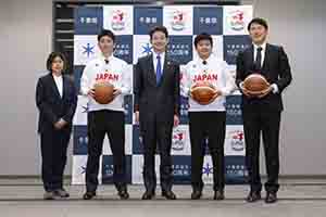 東京2025デフリンピック男子バスケットボール日本代表による表敬訪問