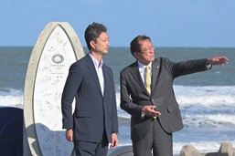 一宮町視察の画像