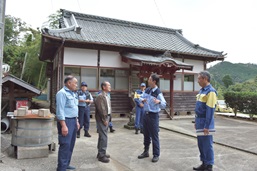 富津市視察の画像