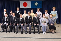 令和7年度春の叙勲-褒章伝達式の様子