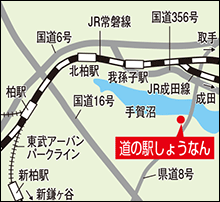 道の駅しょうなん地図