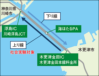 東京湾アクアライン地図