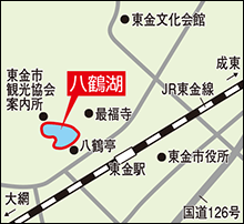 八鶴湖地図