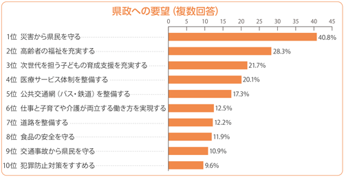 世論調査グラフ